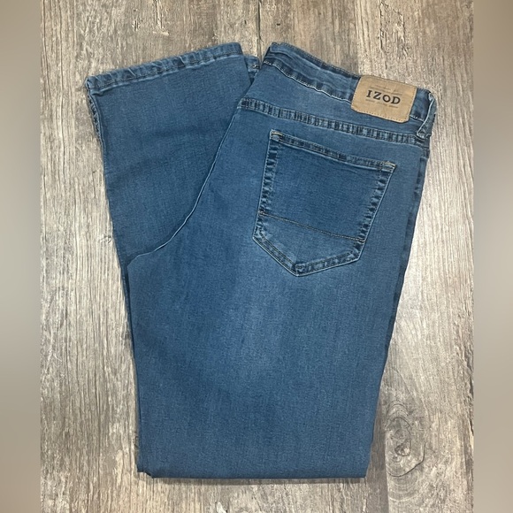 FINAL PRICE IZOD Men's Blue Jeans - Picture 1 of 6